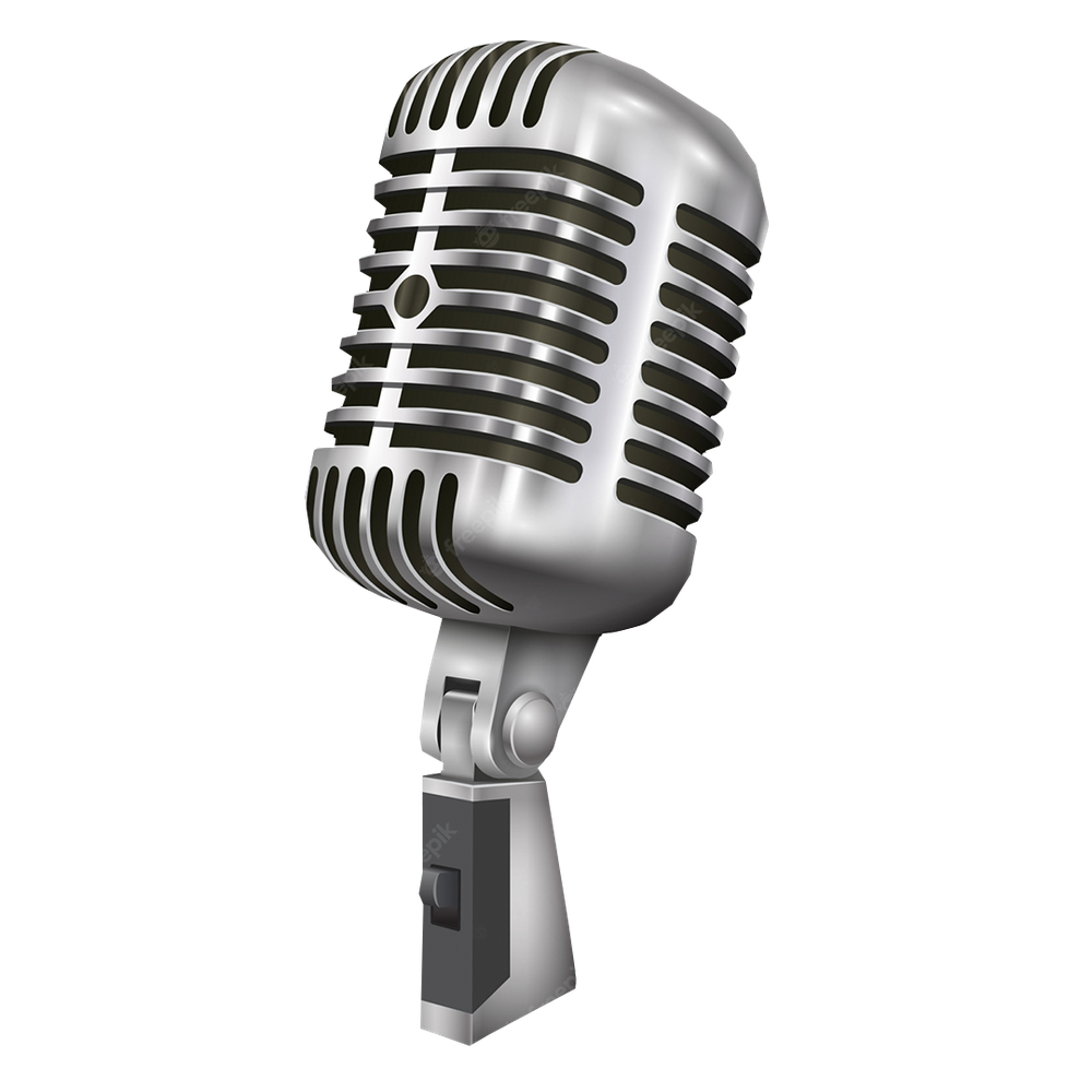 Microphone on stage